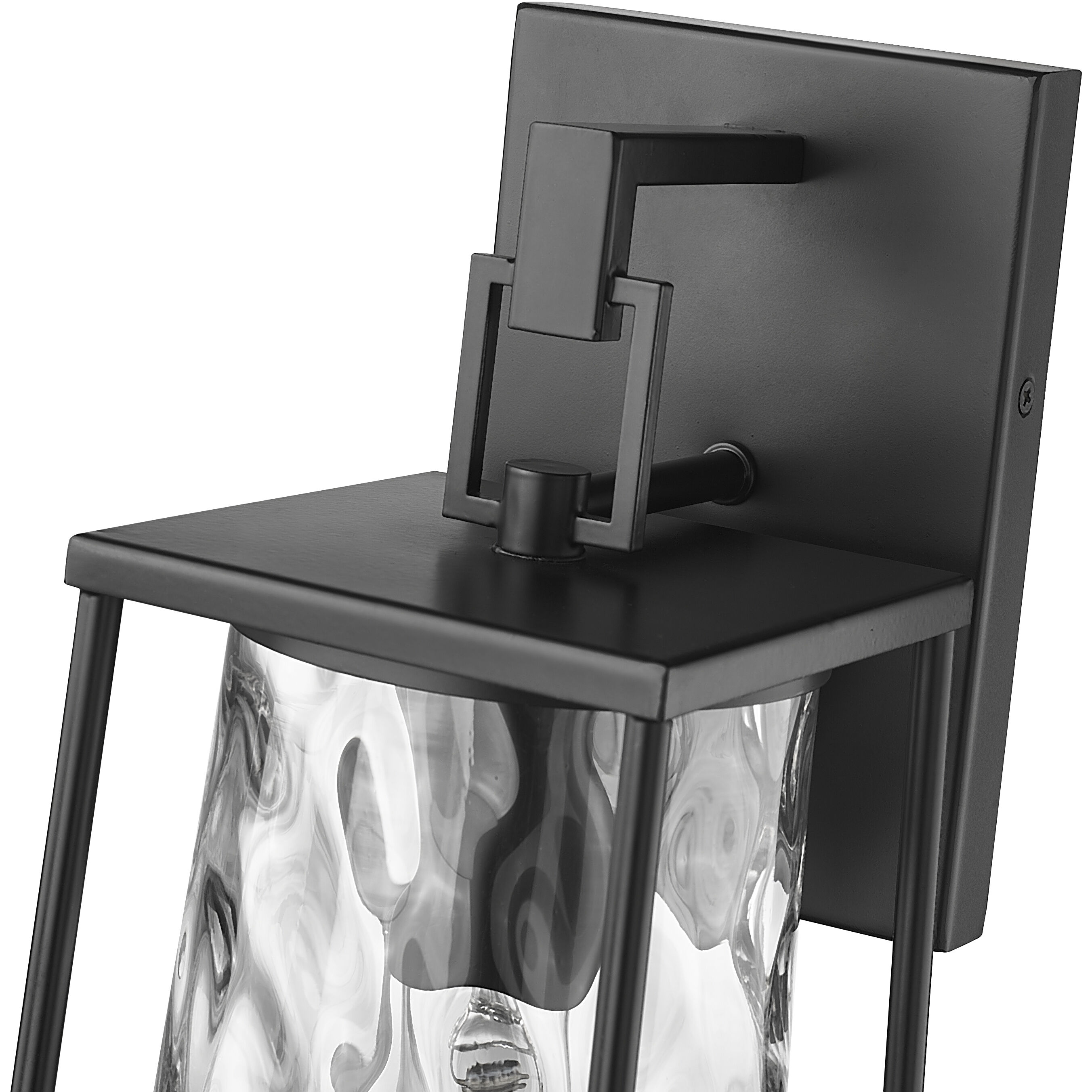 Dutton 1 Light 16.25 inch Powder Coated Black Outdoor Wall Sconce